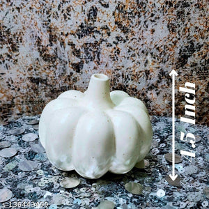 Pumpkin Bloom Ceramic Vase – Minimalist Beige Décor