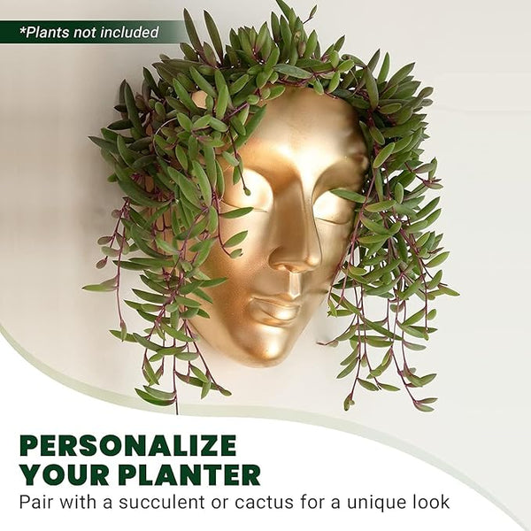Mystique Green Goddess Wall Mask