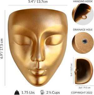 Mystique Green Goddess Wall Mask