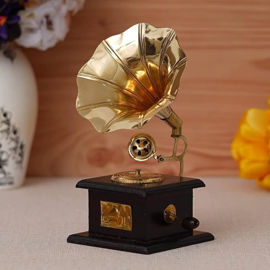 Vintage Gramophone Decorative Music Box