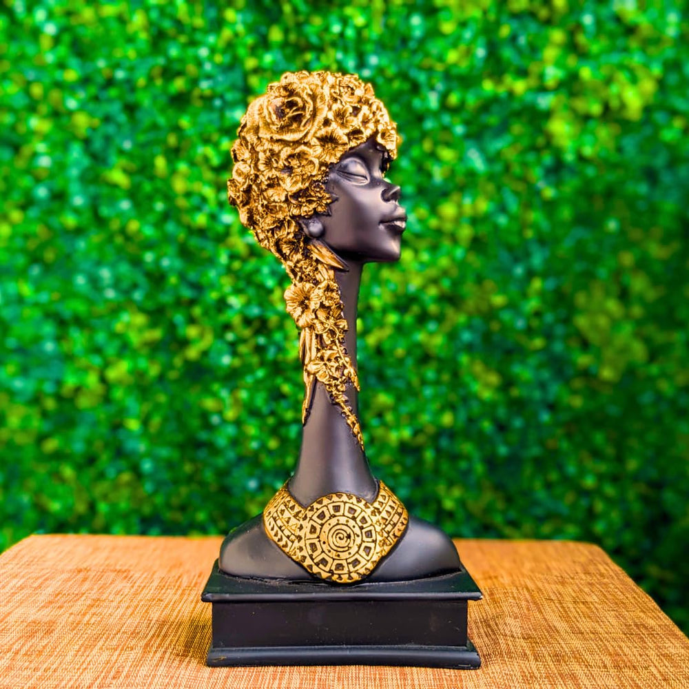 Golden Blossom Muse Figurine