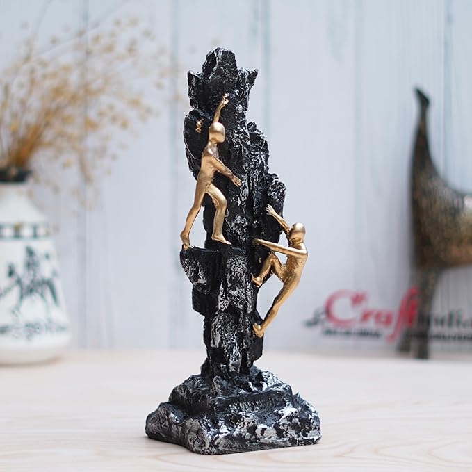 Climbers of Ambition” Modern Mountain Sculpture