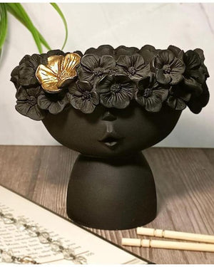 Midnight Blossom Princess Planter