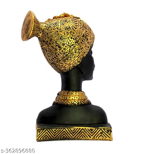 Regal African Queen Bust – Decorative Sculpture