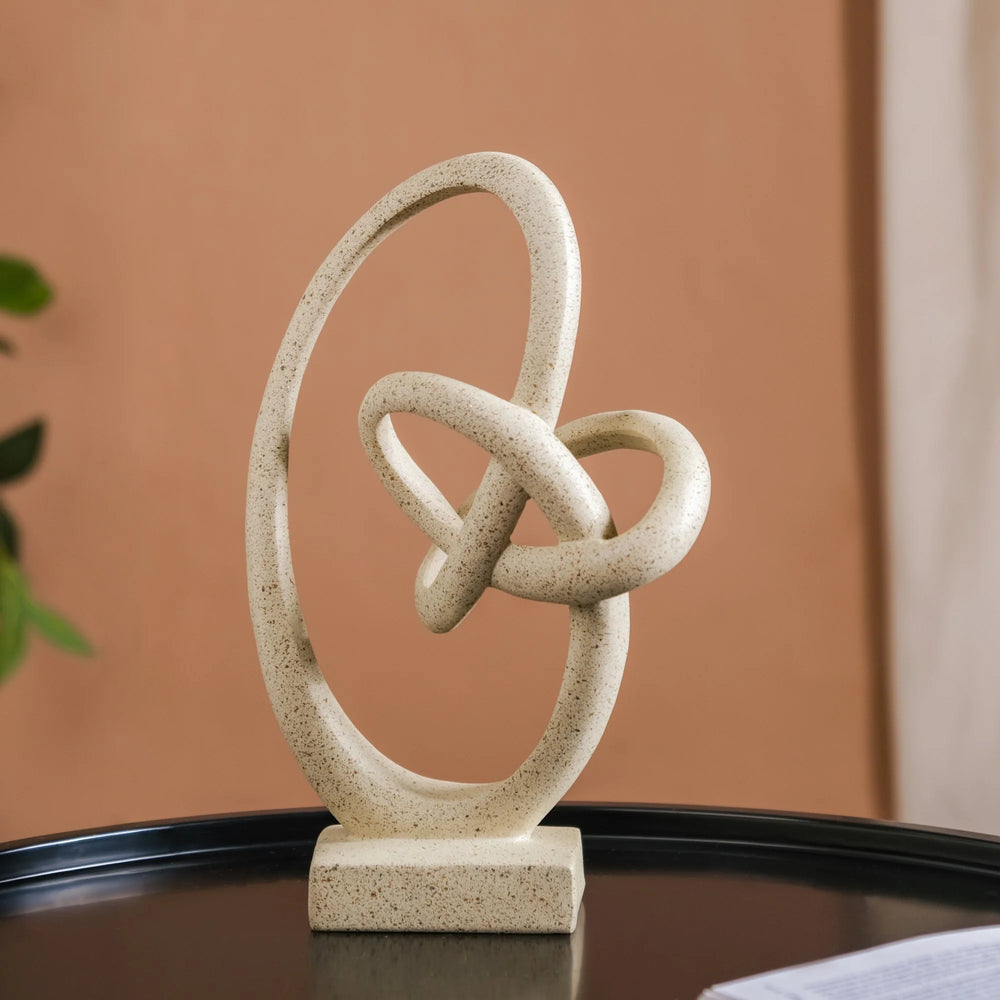 Infinity Knot – Modern Abstract Loop Sculpture